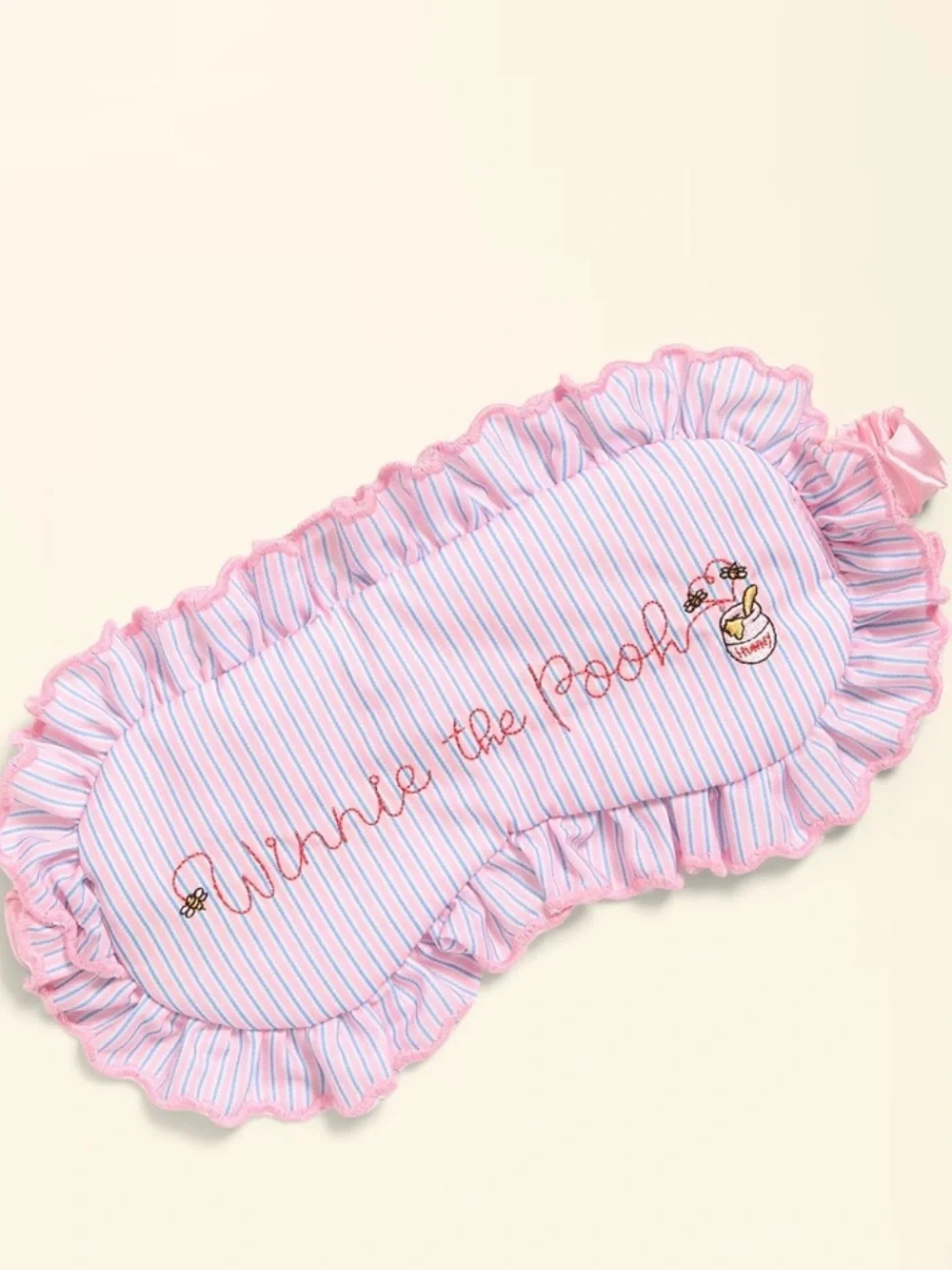 Pink Ruffle Sleep Mask